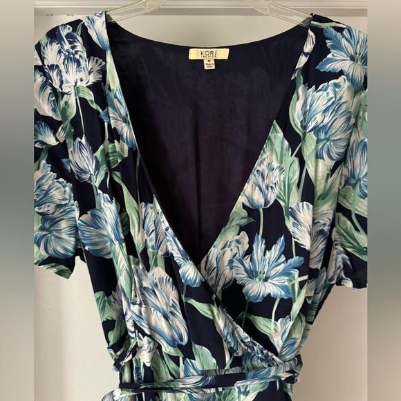 Midi Floral Wrap Dress - Picture 2 of 3